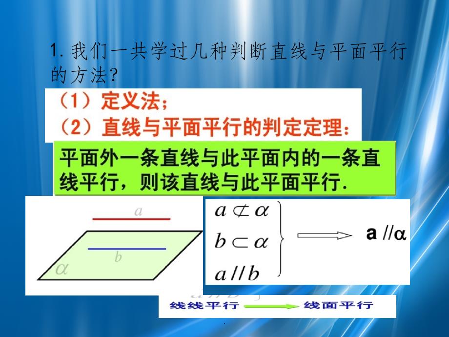 平面与平面平行的判定定理1_第3页