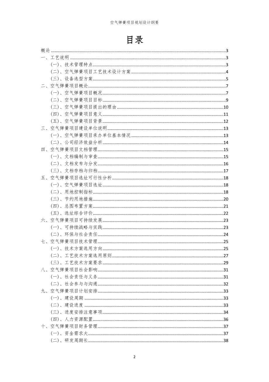 2024年空气弹簧项目规划设计纲要_第2页