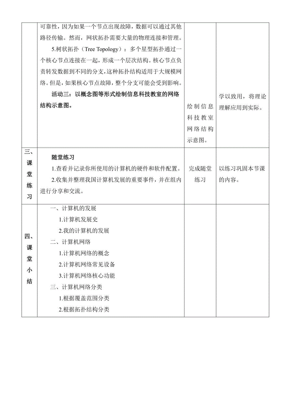 浙教版信息技术七年级上册全册教案_第4页