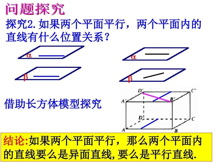 【数学】平面与平面平行的性质课件-2023-2024学年高一下学期数学人教A版（2019）必修第二册_第5页