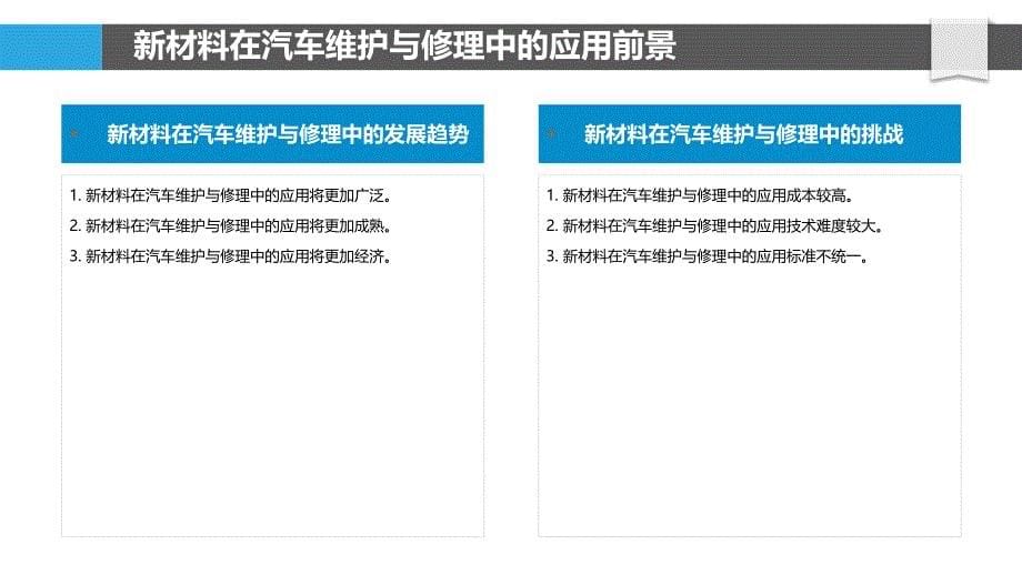 汽车维护与修理新材料研究_第5页