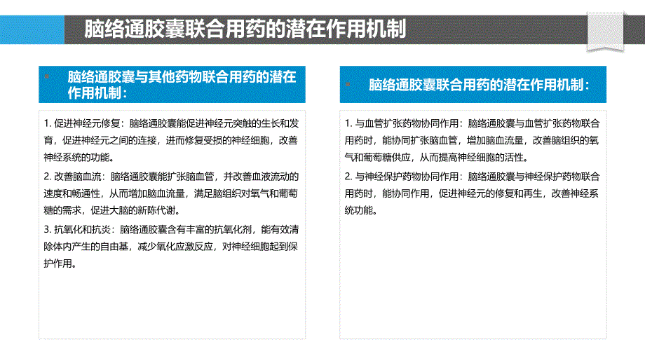 脑络通胶囊与其他药物联合用药效果_第4页