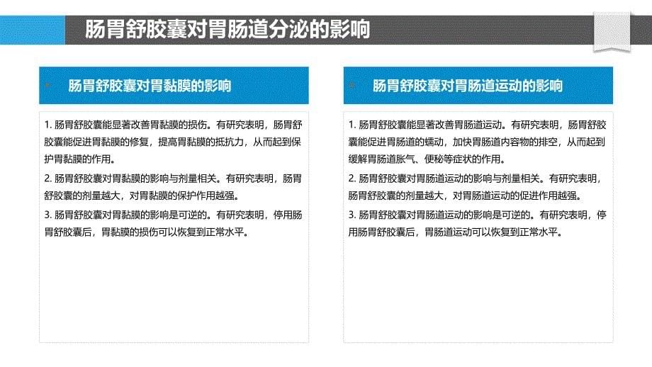 肠胃舒胶囊的临床药理研究_第5页