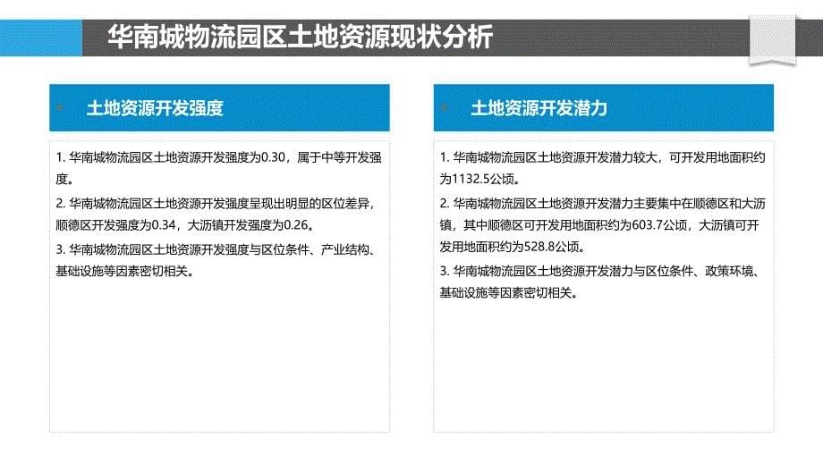 华南城物流园区土地资源优化配置研究_第5页