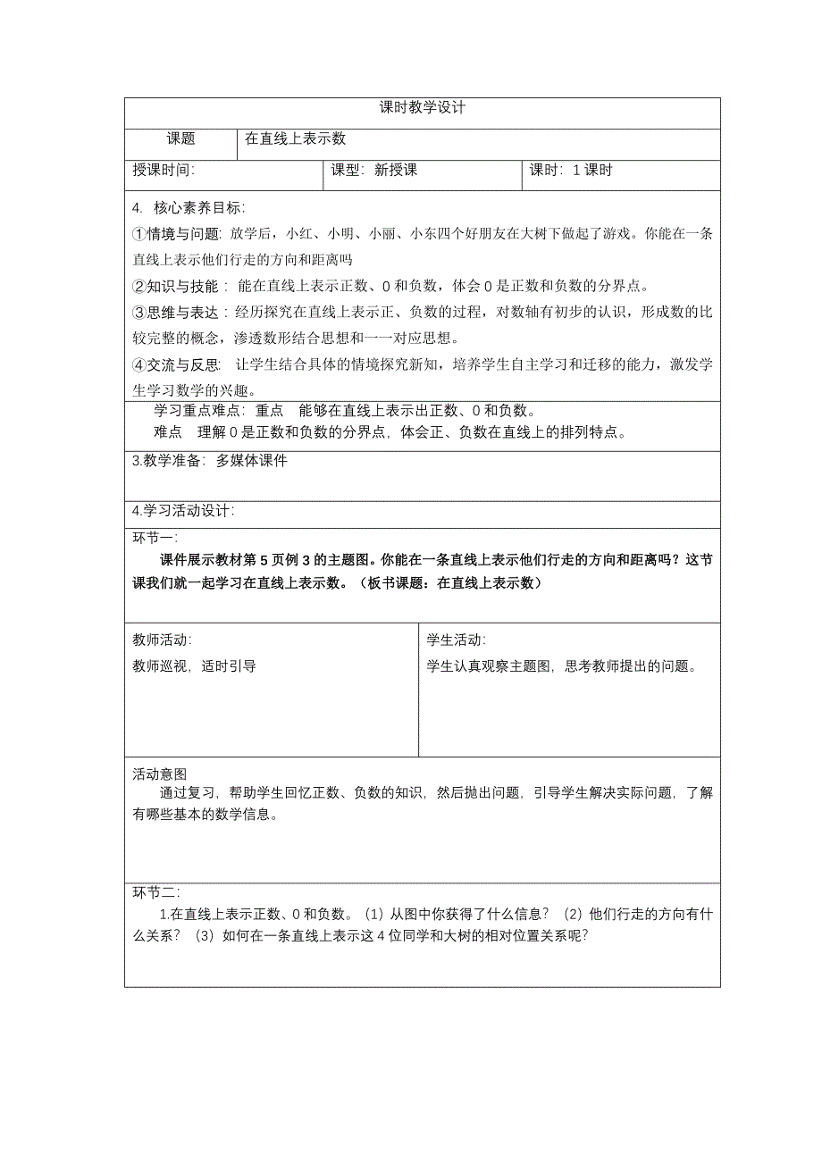 人教版六年级数学下册全册核心素养大单元教学设计_第4页