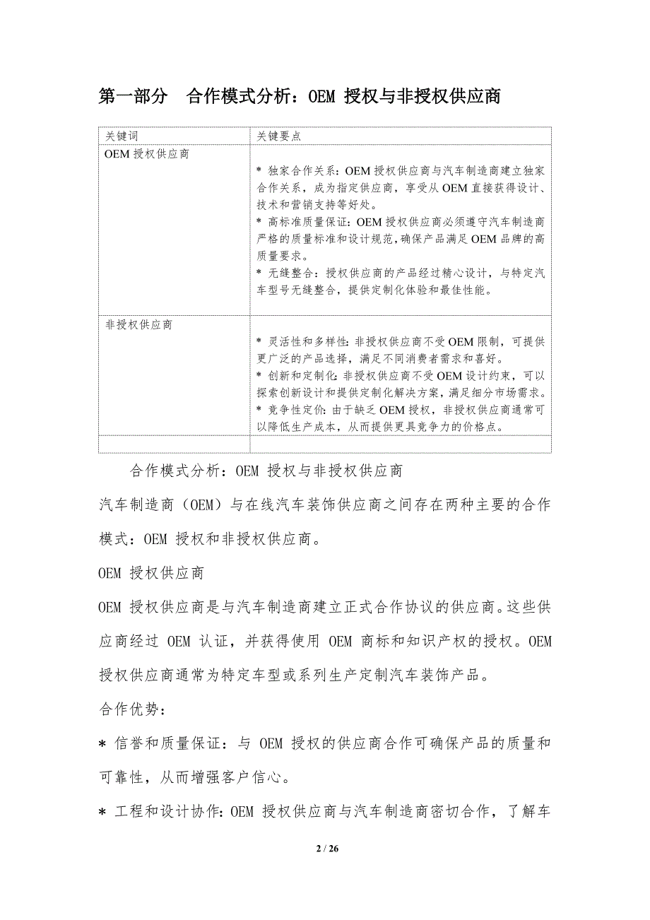 汽车制造商与在线汽车装饰供应商的合作策略_第2页