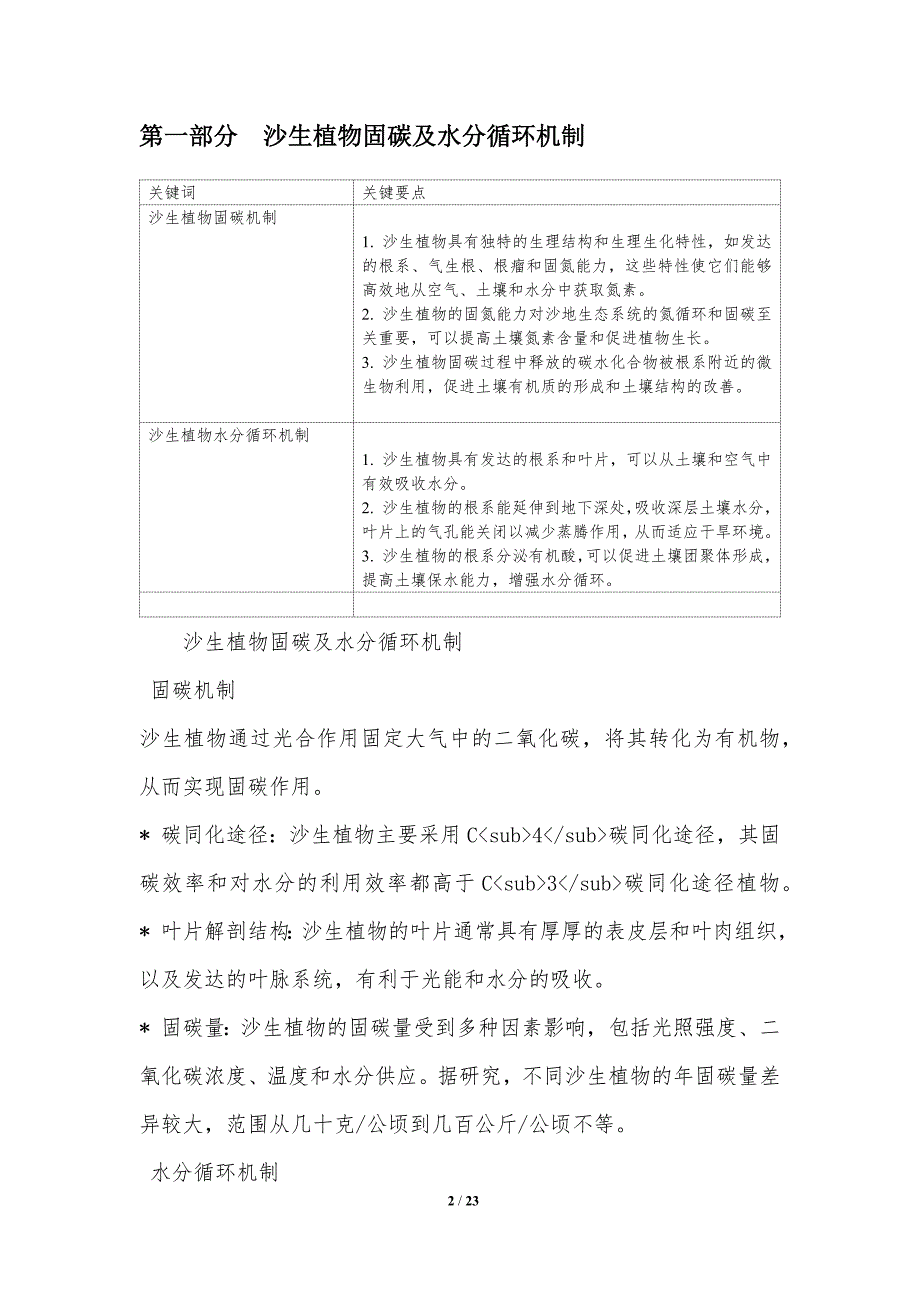 沙地植被恢复树种生态修复价值评估_第2页