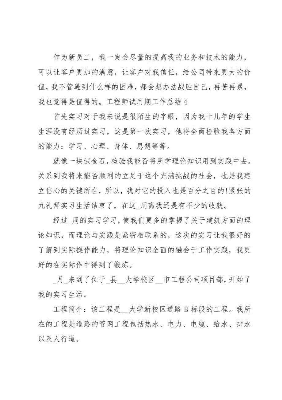 工程师试用期工作总结(汇编15篇)_第5页