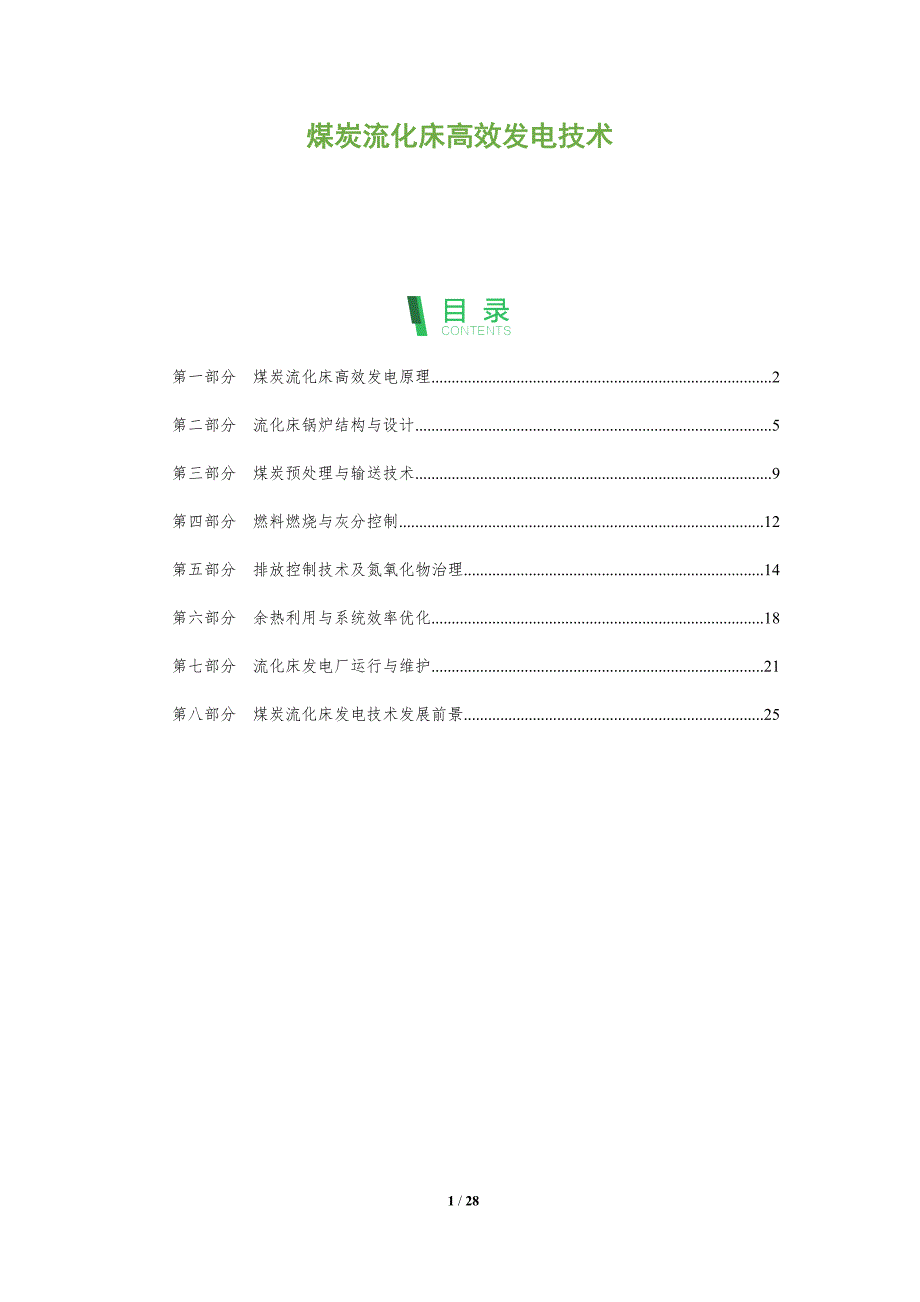 煤炭流化床高效发电技术_第1页