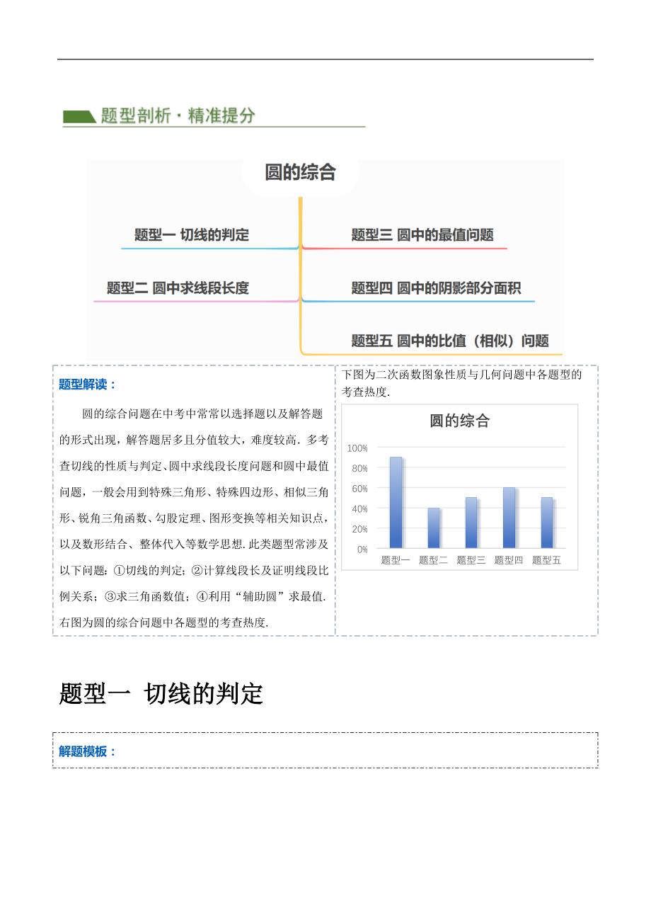 【二轮复习】2024年中考数学二轮复习讲练测（全国通用）压轴题05 圆的综合（5题型+解题模板+技巧精讲）（解析版）_第2页