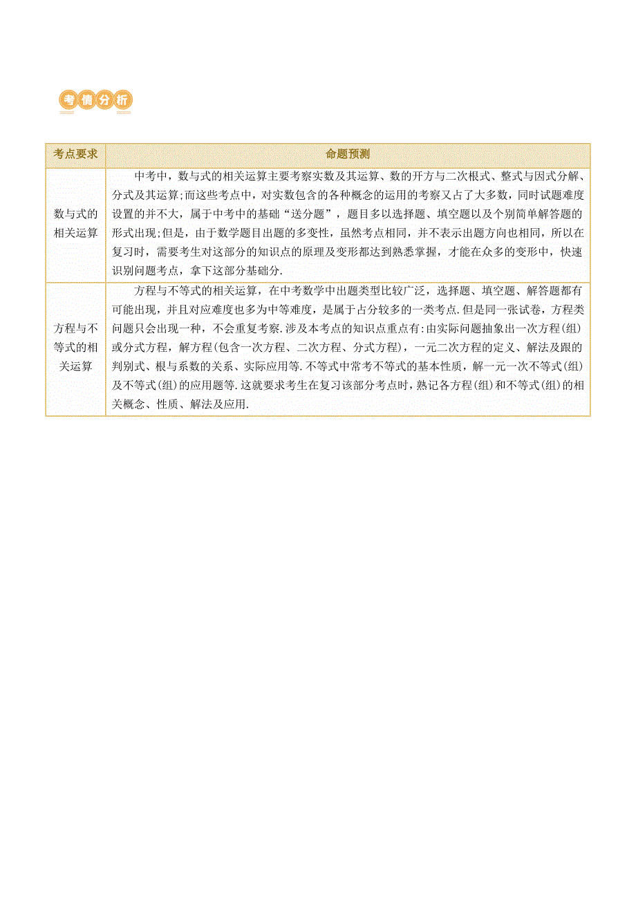 【二轮复习】2024年中考数学二轮复习讲练测（全国通用）专题01 数与式、方程与不等式的性质及运算（讲练）（解析版）_第2页