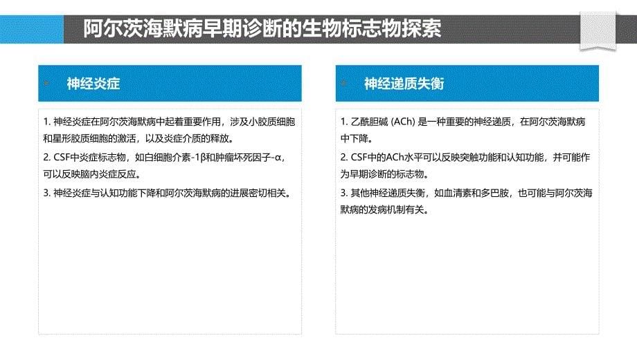 阿尔茨海默病早期诊断的生物标志物_第5页