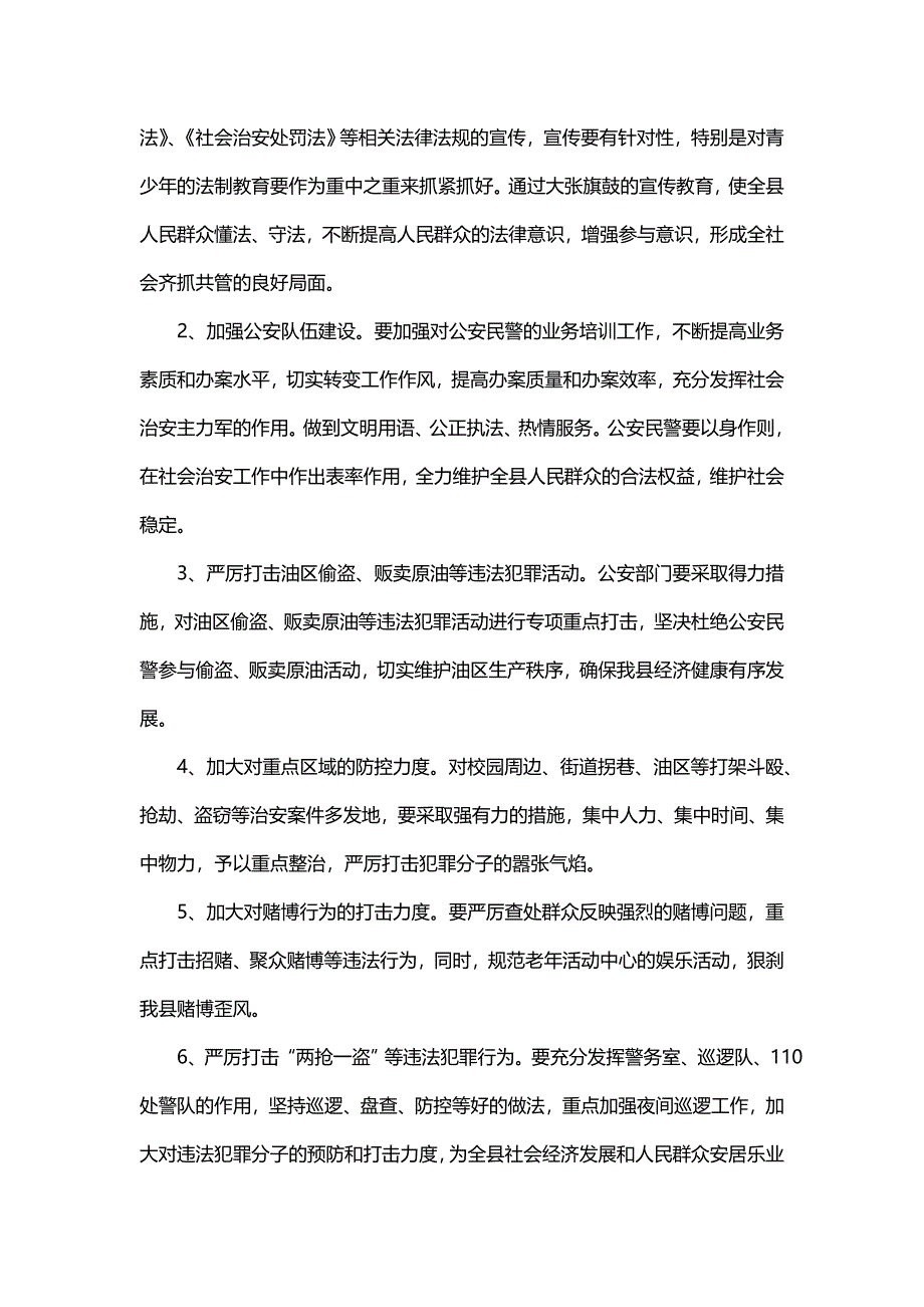 关于治安问题解决方案报告_第3页