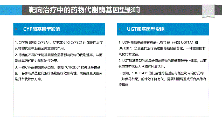 药物代谢酶基因型与靶向治疗反应关系_第4页