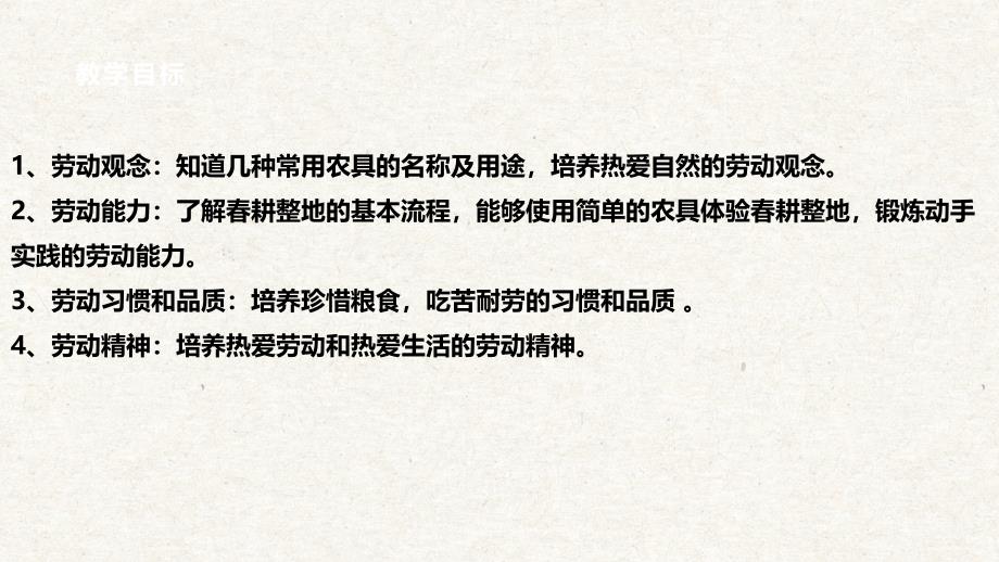 人教版劳动教育八七下 劳动项目九《体验春耕》课件_第2页