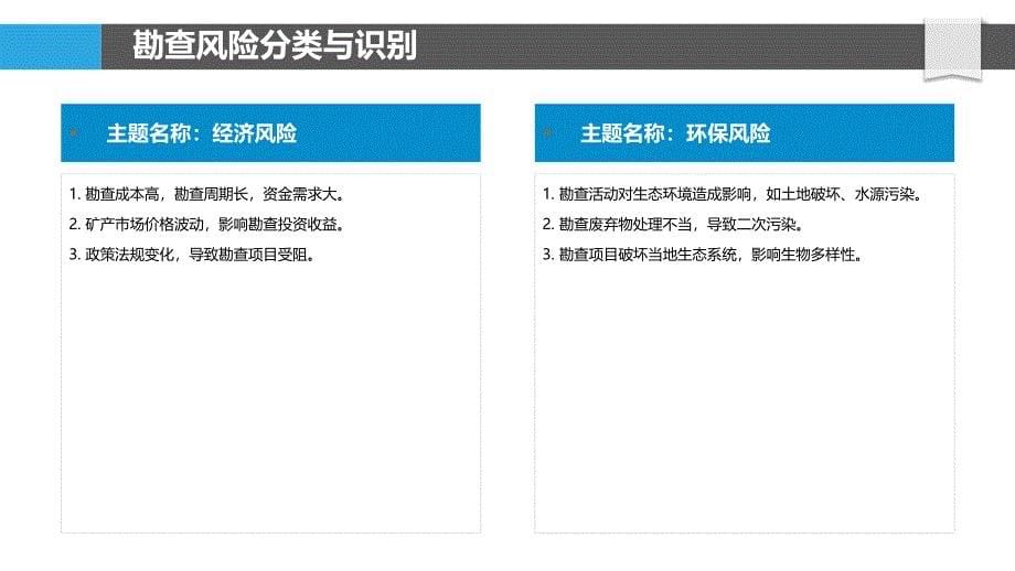 矿产资源勘查风险评估与管理_第5页