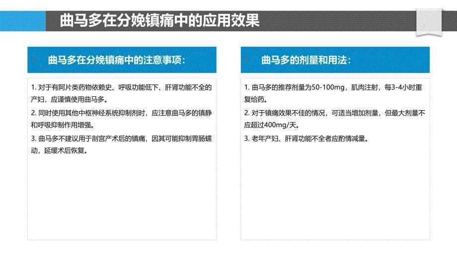 曲马多注射液在产科疼痛管理中的应用_第5页