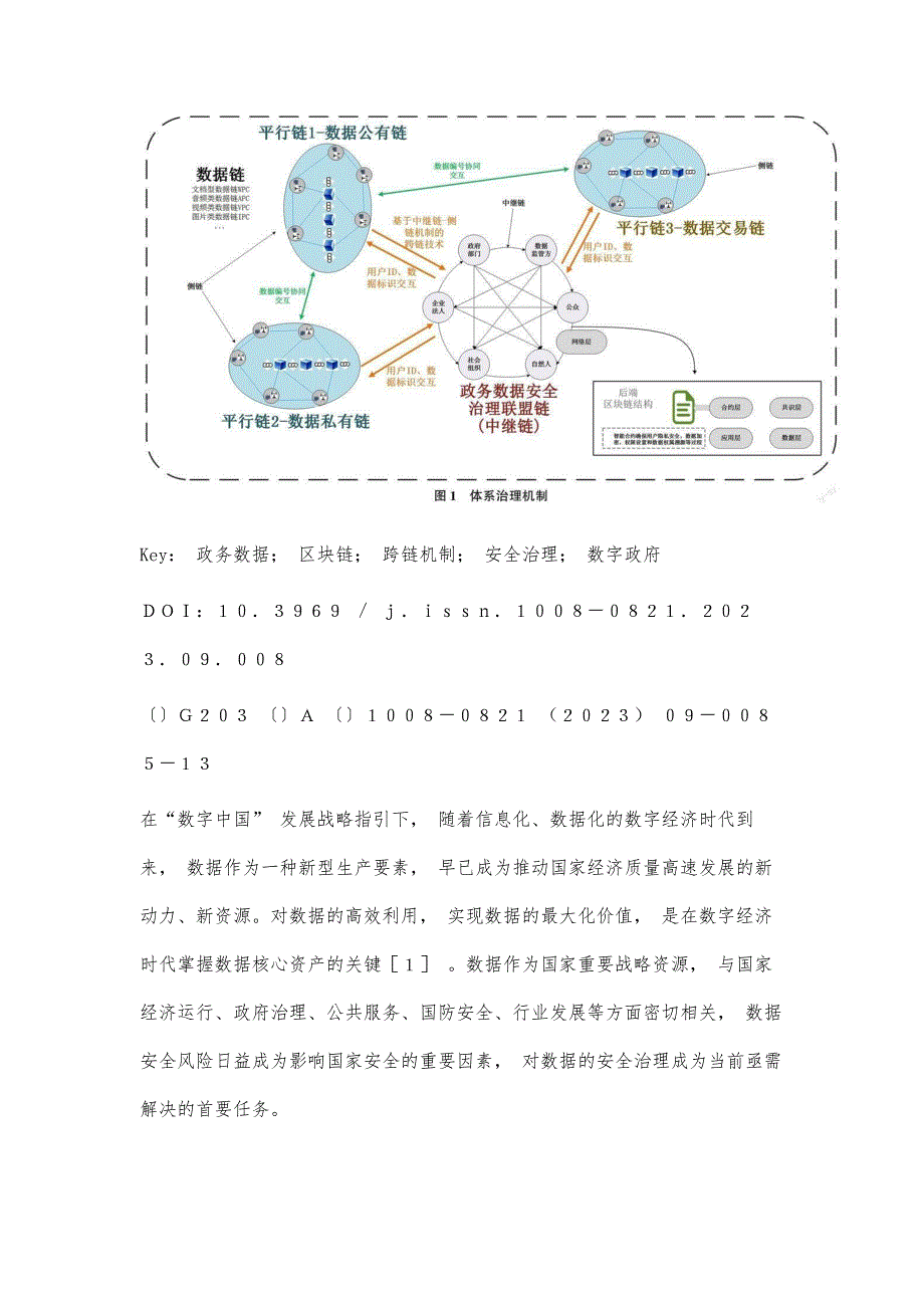 基于区块链跨链机制的政务数据安全治理体系研究_第3页