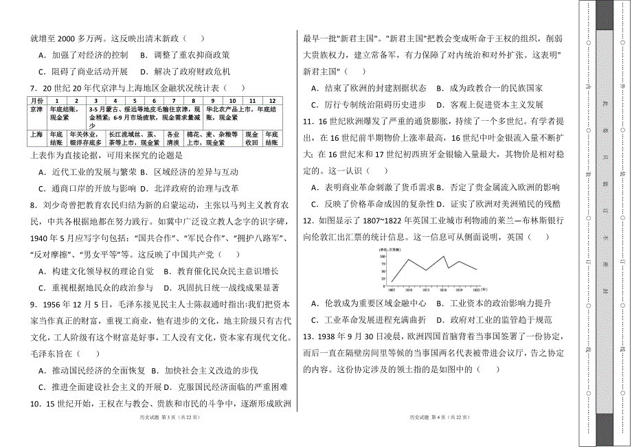 人教版2024年高考历史模拟试卷及答案21_第2页