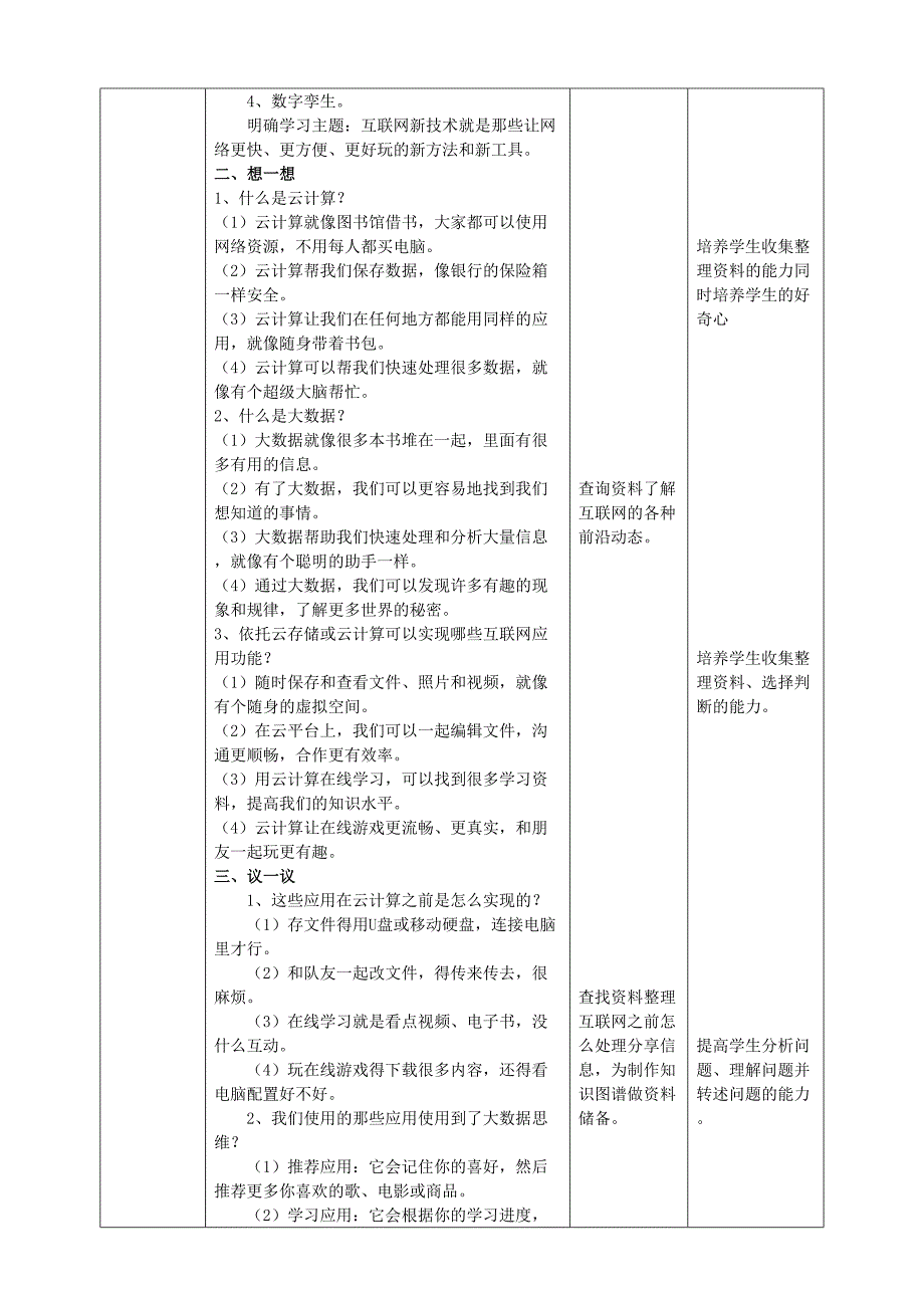 【苏教版信息科技】七年级下册第六单元第2课《互联网应用与新技术》教案_第2页