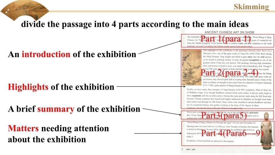 【课件】Unit+1+Art+Reading+for+Writing+课件-人教版（2019）选择性必修第三册_第5页