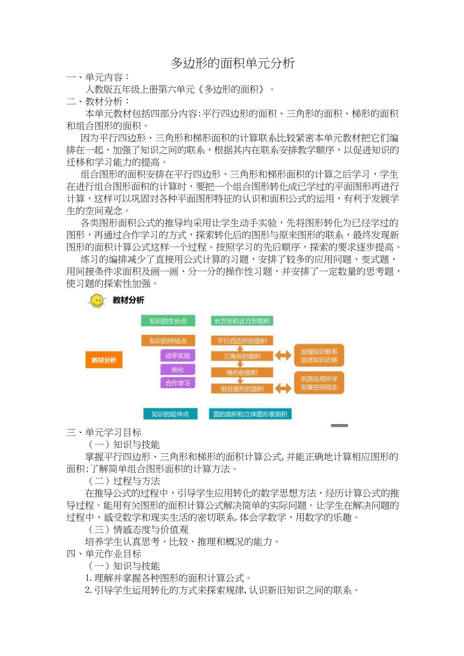 人教版五年级上册第六单元《多边形的面积》_第2页