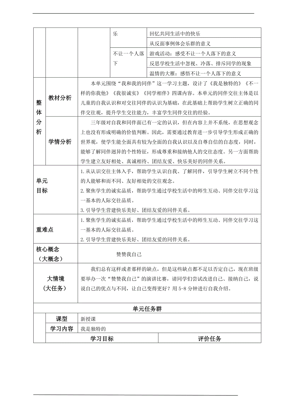 统编版 道德与法治 三年级下册全册 备课教案58页_第2页