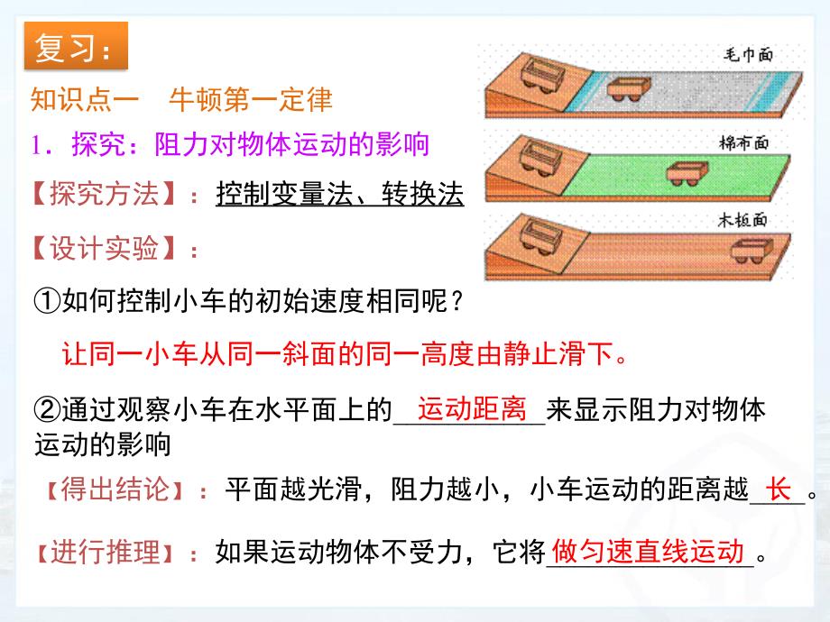 2024人教版八年级物理下册教学课件 3二力平衡_第2页