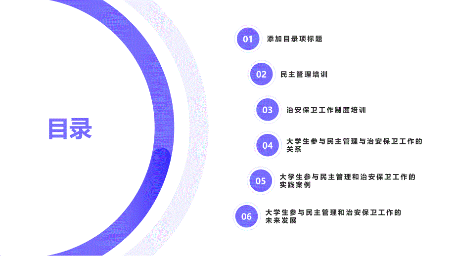 大学生参与民主管理和治安保卫工作制度培训_第2页