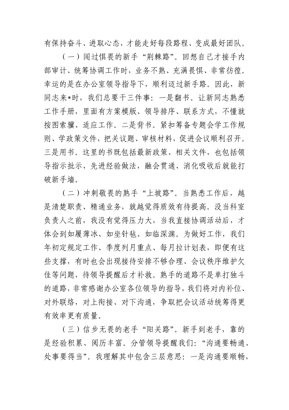 内部审计工作体会研讨发言_第3页