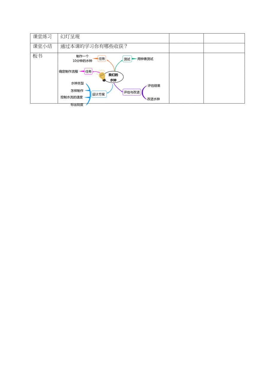 3.3我们的水钟 教案教科版五年级科学上册_第4页