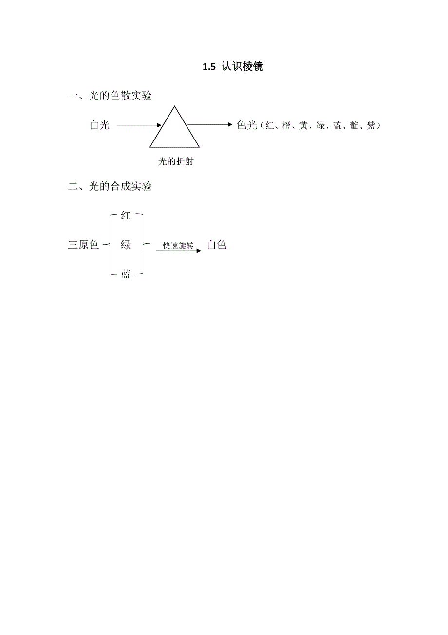 第五节 认识棱镜 教学设计 教科版科学五年级上册_第4页