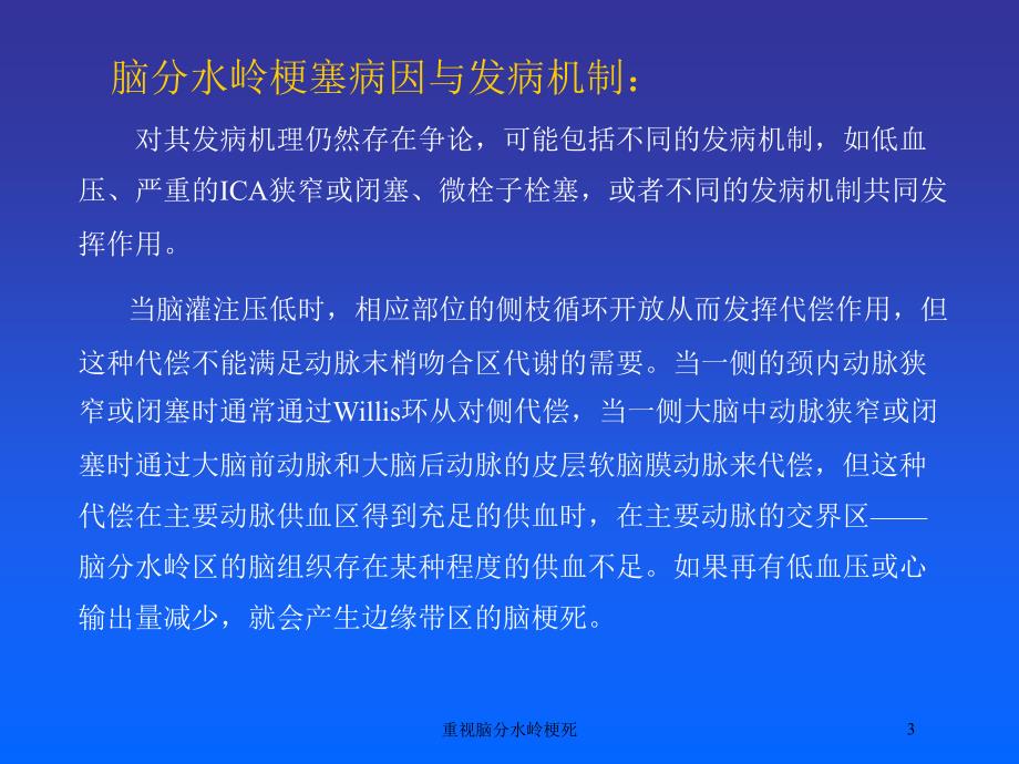 重视脑分水岭梗死培训课件_第3页