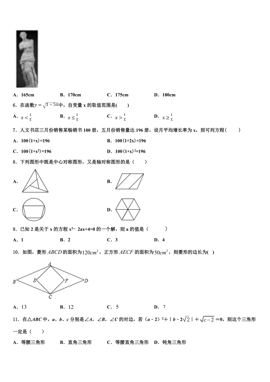 2024年河北省沧州市孟村回族自治县八年级数学第二学期期末考试模拟试题含解析_第2页