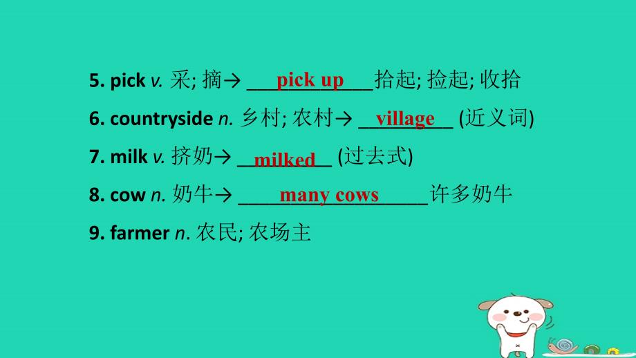 2024七年级英语下册Unit11HowwasyourschooltripPeriod1SectionA1a_2d单元词句梳理课件新版人教新目标版_第4页