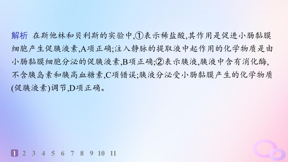 2024_2025学年新教材高中生物第3章体液调节第1节激素与内分泌系统分层作业课件新人教版选择性必修1_第3页