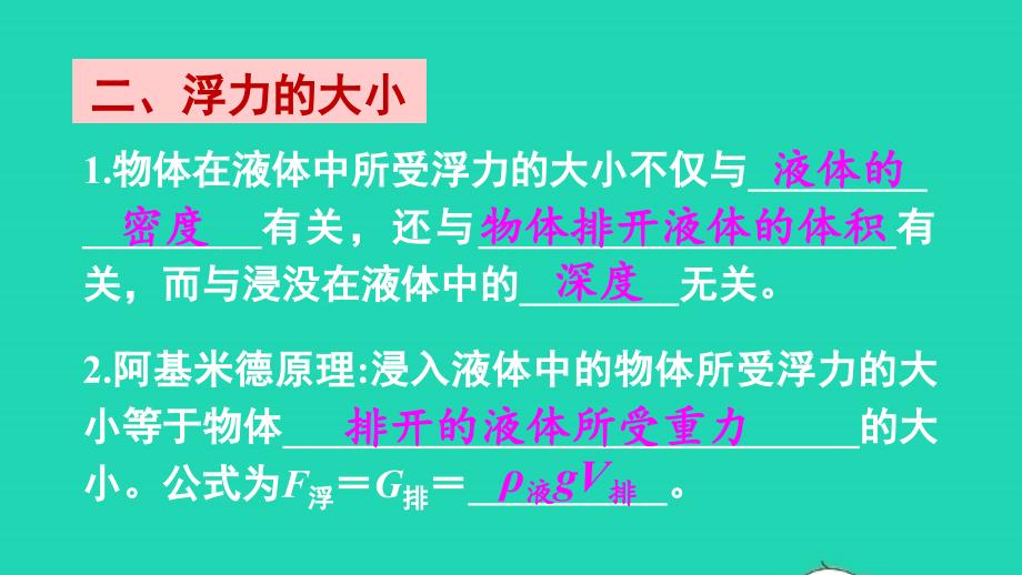 2023八年级物理下册第九章浮力章末复习上课课件新版沪科版_第4页