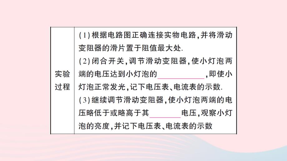 2023九年级物理下册第十八章电功率重点实验突破作业课件新版新人教版_第3页