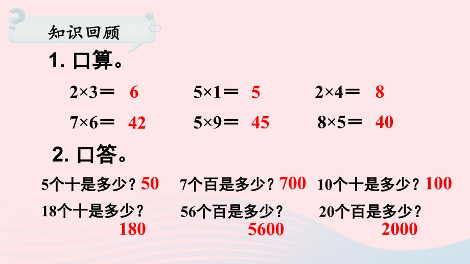 2023三年级数学上册一两三位数乘一位数第1课时整十整百数乘一位数的口算上课课件苏教版_第3页