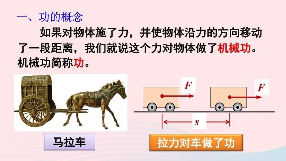 2023八年级物理下册第九章机械和功第三节功上课课件新版北师大版_第5页