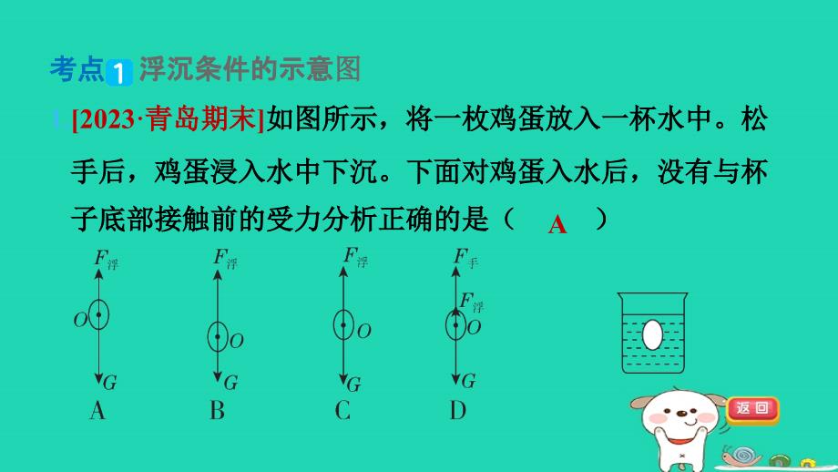 2024八年级物理下册第九章浮力与升力全章高频考点专训习题课件新版粤教沪版_第2页