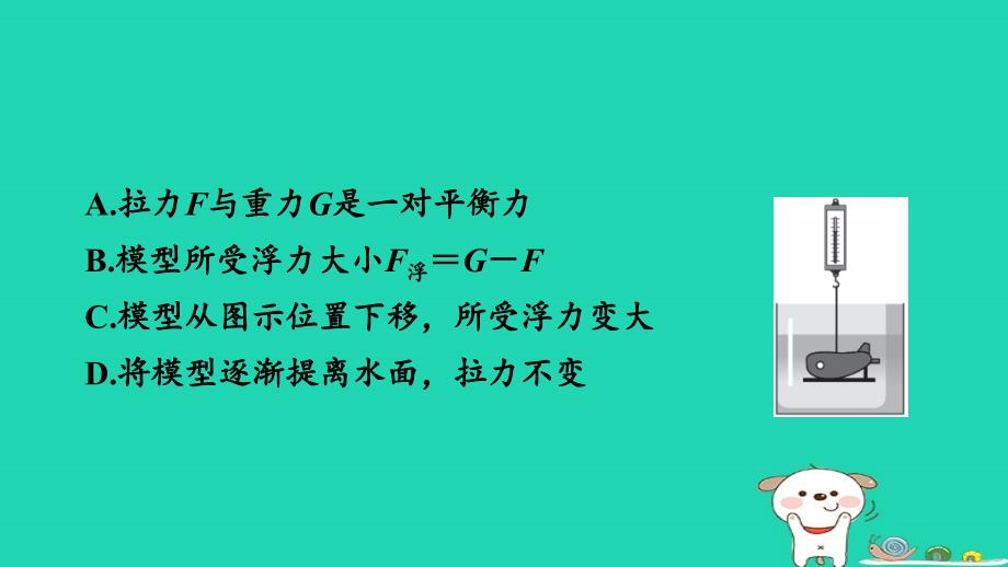 2024八年级物理下册第九章浮力与升力全章高频考点专训习题课件新版粤教沪版_第4页