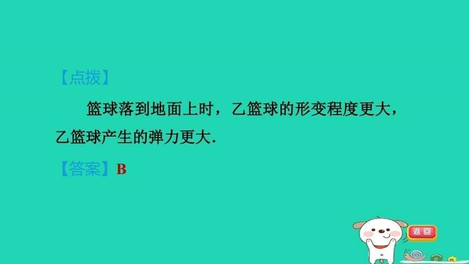 2024八年级物理下册第8章力8.1力弹力习题课件新版苏科版_第5页