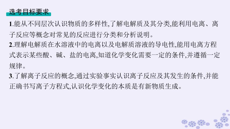 适用于新高考新教材浙江专版2025届高考化学一轮总复习第1章物质及其变化第2讲离子反应离子方程式课件新人教版_第2页