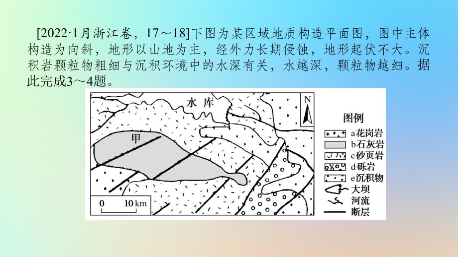 2024版新教材高考地理全程一轮总复习第一部分自然地理高考真题专练08第八章地表形态的塑造课件新人教版_第3页