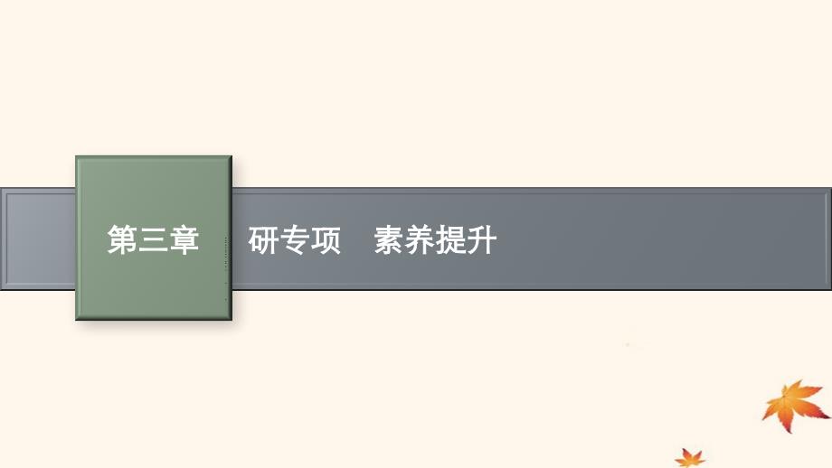 适用于新高考新教材广西专版2025届高考物理一轮总复习第3章牛顿运动定律研专项素养提升课件_第1页