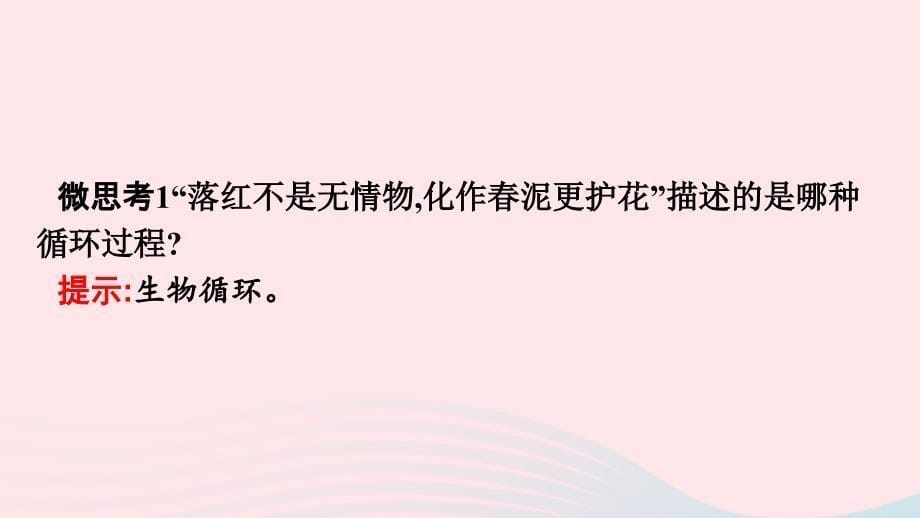 新教材2023年高中地理第五章自然环境的整体性与差异性第一节自然环境的整体性课件新人教版选择性必修1_第5页