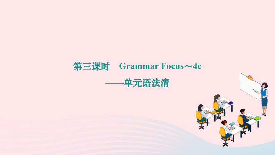 2024九年级英语全册Unit10You'resupposedtoshakehands第三课时GrammarFocus～4c单元语法清作业课件新版人教新目标版_第1页