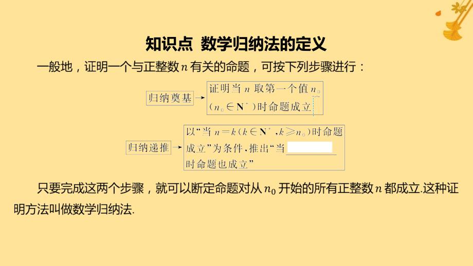 江苏专版2023_2024学年新教材高中数学第四章数列4.4数学归纳法课件新人教A版选择性必修第二册_第4页