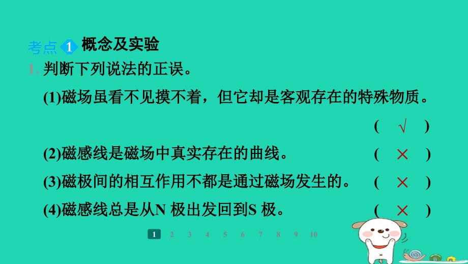 2024九年级物理全册第17章从指南针到磁浮列车整合与提升习题课件新版沪科版_第2页